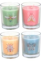 KDMD Set of 4 Floral Bug Mandarin & Bergamot Candles - thumbnail 5