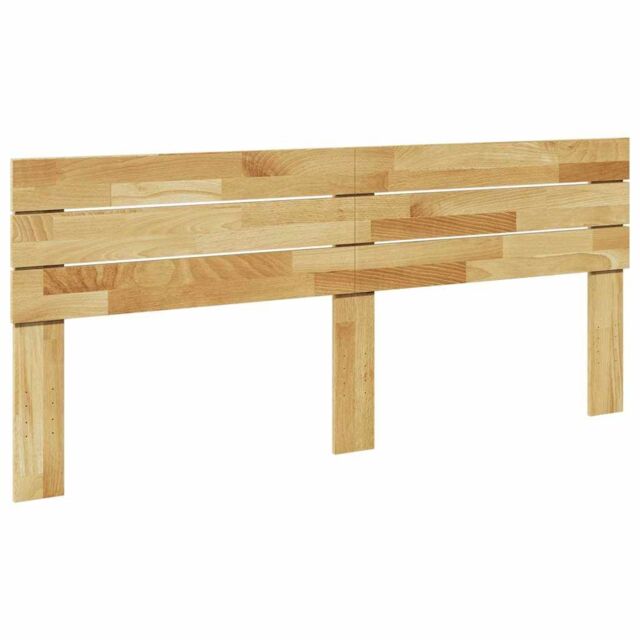 Berkfield Home Headboard 180 cm Solid Wood Oak in Brown - image 1