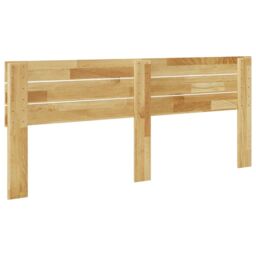 Berkfield Home Headboard 180 cm Solid Wood Oak in Brown - thumbnail 6