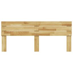 Berkfield Home Headboard 180 cm Solid Wood Oak in Brown - thumbnail 4