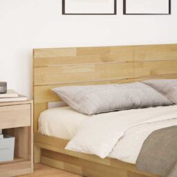 Berkfield Home Headboard 180 cm Solid Wood Oak in Brown - thumbnail 2