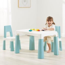 Liberty House Toys Height Adjustable Table & Chair Set in Green - thumbnail 1
