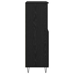 Berkfield Home Highboard with Shelf with Storage with Door Black Engineered wood - thumbnail 7