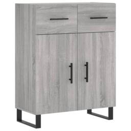 Berkfield Home Highboard Grey Sonoma 69.5x34x180 cm Engineered Wood - thumbnail 7
