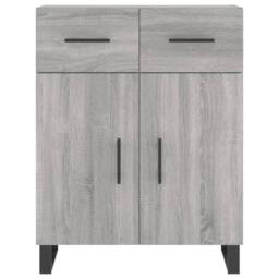 Berkfield Home Highboard Grey Sonoma 69.5x34x180 cm Engineered Wood - thumbnail 8