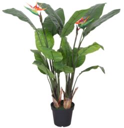Leaf 120cm (4ft) Artificial Bird of Paradise Plant- Extra Large in Green - thumbnail 1