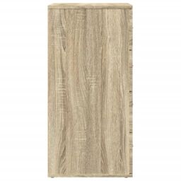 Berkfield Home Sideboards 2 pcs Sonoma Oak 60x39x80 cm Engineered Wood in Brown - Size: 60 x 39 x 80 cm - thumbnail 6