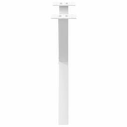 Berkfield Home Coffee Table Legs X-Shaped 2 pcs White 50x(42-43) cm Steel - thumbnail 6