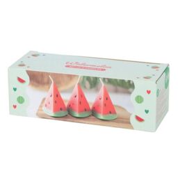 Something Different Watermelon Shaped Candle (Pack of 3) in Red - thumbnail 3