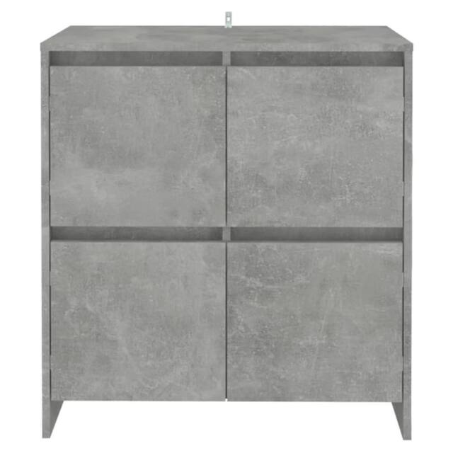 Berkfield Home Sideboard Concrete Grey 70x41x75 cm Engineered Wood - Size: 70 x 41 x 75 cm - image 1