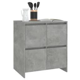 Berkfield Home Sideboard Concrete Grey 70x41x75 cm Engineered Wood - Size: 70 x 41 x 75 cm - thumbnail 7