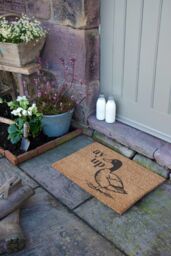 Artsy Mats Ay Up Duck Coir Doormat (60 x 40cm) in Brown - Size: 40 cm x 60 cm - thumbnail 6