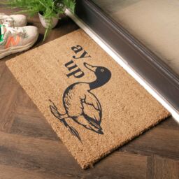 Artsy Mats Ay Up Duck Coir Doormat (60 x 40cm) in Brown - Size: 40 cm x 60 cm - thumbnail 2