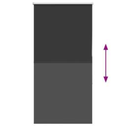 Berkfield Home Roller Blind Blackout Black 75x150 cm Fabric Width 70.7 cm Polyester - thumbnail 5