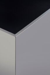 Orsina Durable Design Square Chrome Finish Side Table, Sleek Design Modern Side Table, Stylish Square Side Table in Silver - thumbnail 4