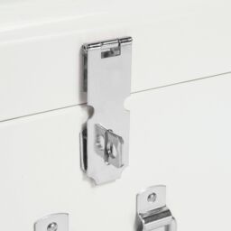 Beautify Set of 2 Stackable Bedroom Storage Trunks in Cream - thumbnail 4