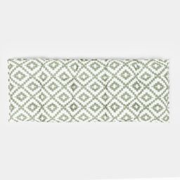 OHS Outdoor 2 Seater Patterned Bench Cushion Garden Furniture Seat in Green - thumbnail 7
