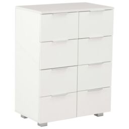 Berkfield Home Sideboard High Gloss White 60x35x80 cm Engineered Wood - Size: 60 x 35 x 80 cm - thumbnail 2