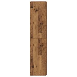 Berkfield Home Highboard Old Wood 40x42.5x185 cm Engineered Wood in Brown - thumbnail 7