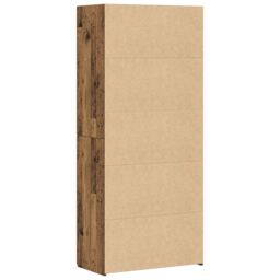Berkfield Home Highboard Old Wood 40x42.5x185 cm Engineered Wood in Brown - thumbnail 8