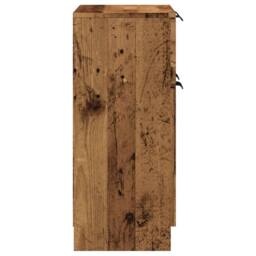 Berkfield Home Sideboard Old Wood 60x30x70 cm Engineered Wood in Brown - Size: 60 x 30 x 70 cm - thumbnail 5