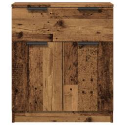 Berkfield Home Sideboard Old Wood 60x30x70 cm Engineered Wood in Brown - Size: 60 x 30 x 70 cm - thumbnail 4