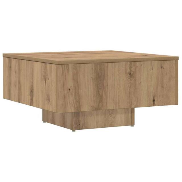 Berkfield Home Coffee Table Artisan Oak 60x60x31.5 cm Engineered Wood in Brown - image 1