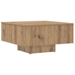 Berkfield Home Coffee Table Artisan Oak 60x60x31.5 cm Engineered Wood in Brown - thumbnail 6