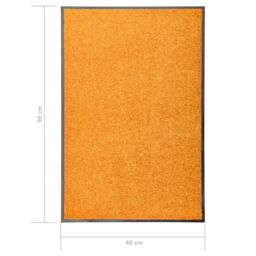 Berkfield Home Doormat Washable Orange 60x90 cm - thumbnail 6