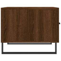 Berkfield Home Coffee Tables 2 pcs Brown Oak 50x50x40 cm Engineered Wood - Size: 50 x 50 x 40 cm - thumbnail 8