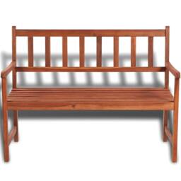 Berkfield Home Garden Bench 120 cm Solid Acacia Wood in Brown - thumbnail 2