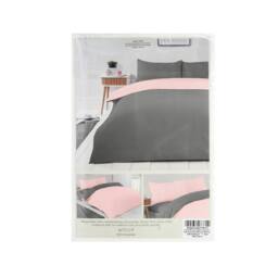 Voltico Reversible Duvet Cover Set - Double & King Sizes, 4 Colour Options in Dusty Pink - thumbnail 7