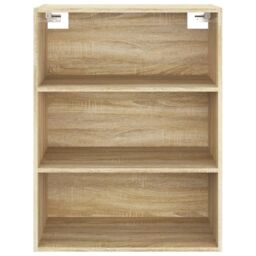 Berkfield Home Hanging Wall Cabinet Sonoma Oak 69.5x32.5x90 cm in Brown - thumbnail 5