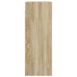 Berkfield Home Hanging Wall Cabinet Sonoma Oak 69.5x32.5x90 cm in Brown - thumbnail 6