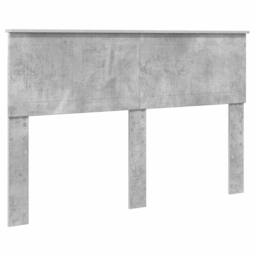 Berkfield Home Bed Frame with Headboard Concerte 140 x 200 cm Solid Pine Wood in Grey - thumbnail 6