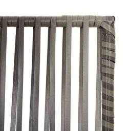 Berkfield Home Room Divider 6 Panels Grey Poly Rattan - thumbnail 6