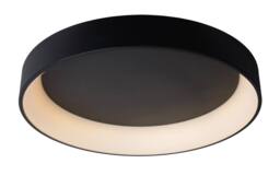 Lucide 'TALOWE' Dimmable Stylish Indoor Decorative LED Flush Ceiling Light in Black - thumbnail 1