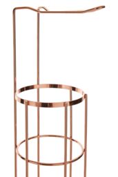 Orsina Linnea Toilet Roll Holder, Strong Iron Wire in Rose Gold - thumbnail 4