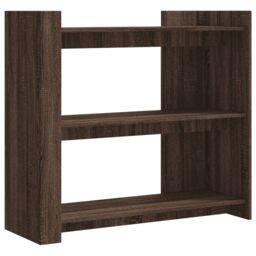 Berkfield Home Console Table Brown Oak 100x35x90 cm Engineered Wood - Size: 100 x 35 x 90 cm - thumbnail 2