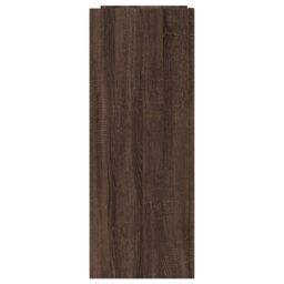 Berkfield Home Console Table Brown Oak 100x35x90 cm Engineered Wood - Size: 100 x 35 x 90 cm - thumbnail 5
