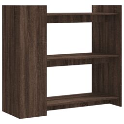 Berkfield Home Console Table Brown Oak 100x35x90 cm Engineered Wood - Size: 100 x 35 x 90 cm - thumbnail 6