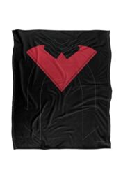 DC Comics Batman Nightwing 52 Blanket 152 x 127 cm in White - thumbnail 1