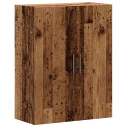 Berkfield Home Wall Mounted Cabinet Old Wood 69.5x34x90 cm in Brown - thumbnail 2