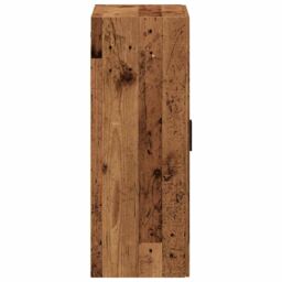 Berkfield Home Wall Mounted Cabinet Old Wood 69.5x34x90 cm in Brown - thumbnail 5