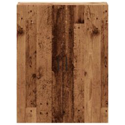 Berkfield Home Wall Mounted Cabinet Old Wood 69.5x34x90 cm in Brown - thumbnail 4