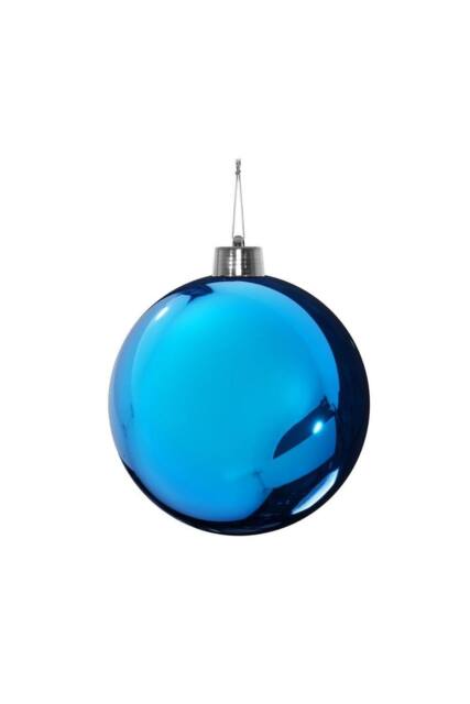 KDMD Blue Shiny Shatterproof Bauble 20cm - image 1