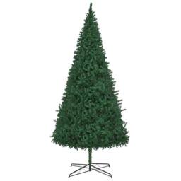 Berkfield Home Christmas Tree with Decorative String Lights Green 400 cm PVC - thumbnail 6