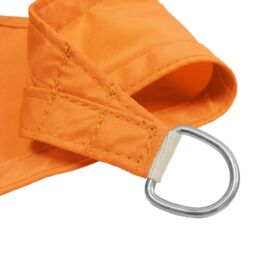 Primrose 3.6m Triangle Waterproof Patio Sun Shade Canopy 98% UV Block Free Rope in Orange - thumbnail 3