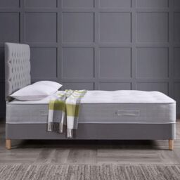 Rest Relax Victoria 1500 Natural Pocket Sprung Tufted Mattress in White - Size: Super King - thumbnail 5