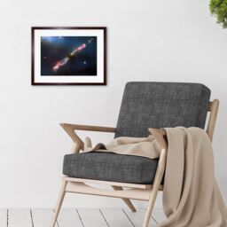 Artery8 Wall Art Print NASA James Webb Telescope Infrared Image Supersonic Outflow of Young Star Space Bipolar Jet from Central Protostar Herbig-Haro - thumbnail 2